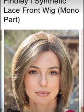 Synthetic Lace Front Wig - Truffle Brown -Rooted